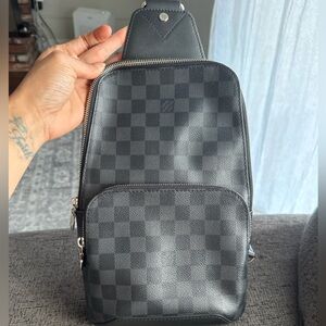Louis Vuitton Avenue Sling Bag Damier Graphite